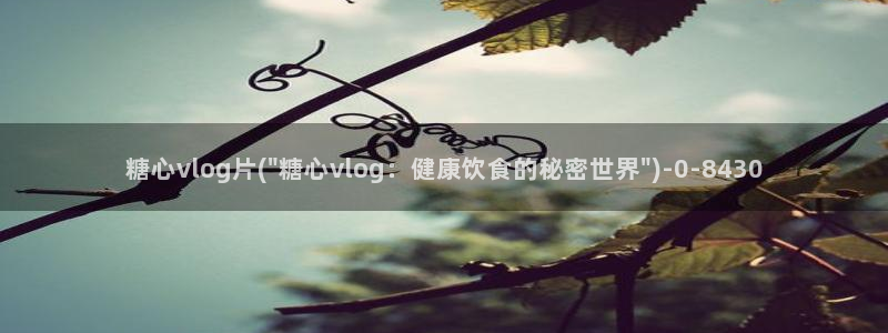 糖心vlog官网下截